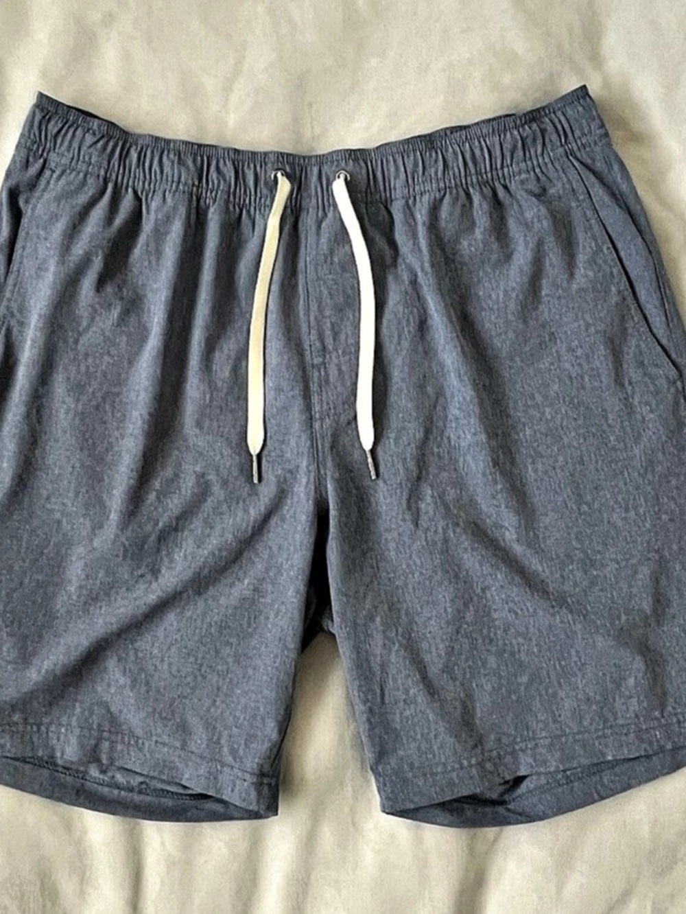 Fair Harbor The Anchor Swim Trunks Hybrid Shorts Blue Large